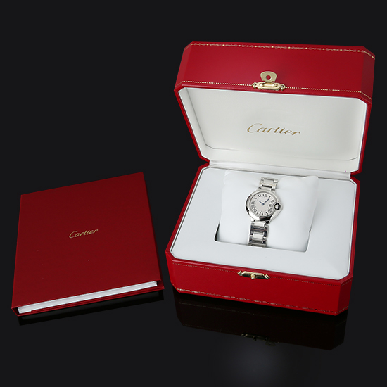 CARTIER(USED) 발롱블루 스틸 28