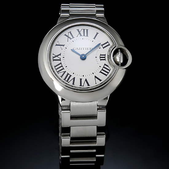 CARTIER(USED) 발롱블루 스틸 28