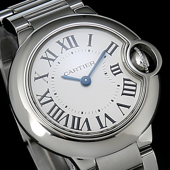 CARTIER(USED) 발롱블루 스틸 28