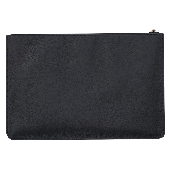 GIVENCHY(USED)블랙 레더 클러치백