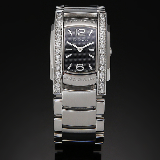 BVLGARI(USED)아시오마 스틸 다이아베젤