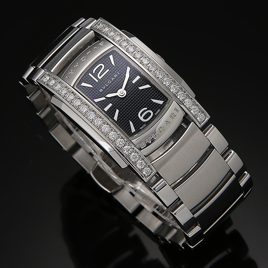 BVLGARI(USED)아시오마 스틸 다이아베젤