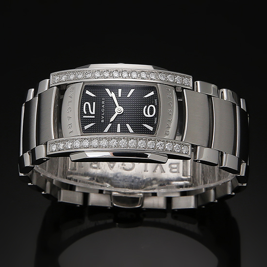 BVLGARI(USED)아시오마 스틸 다이아베젤