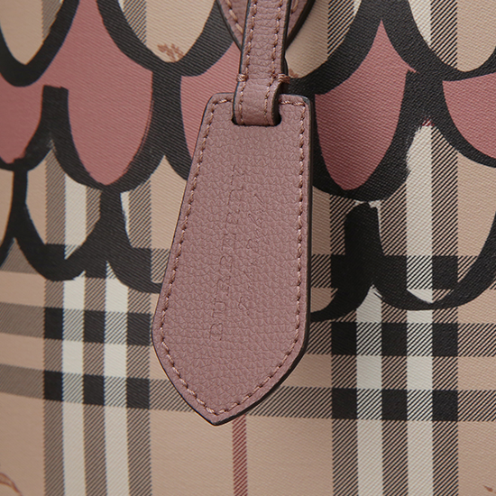 BURBERRY(USED)노바체크 PVC 양면 숄더백