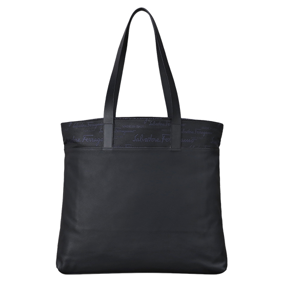 FERRAGAMO(USED)블랙 패브릭 숄더백
