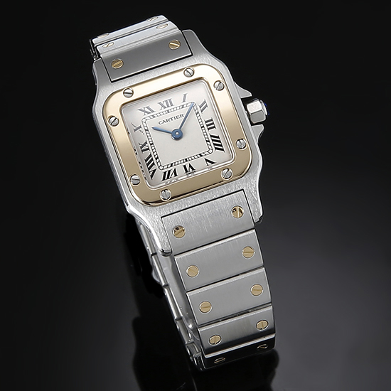 CARTIER(USED)산토스 갈베 콤비 스몰