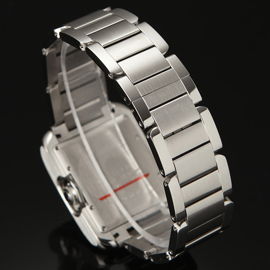 CARTIER(USED) 탱크 앙글래즈 스틸 M