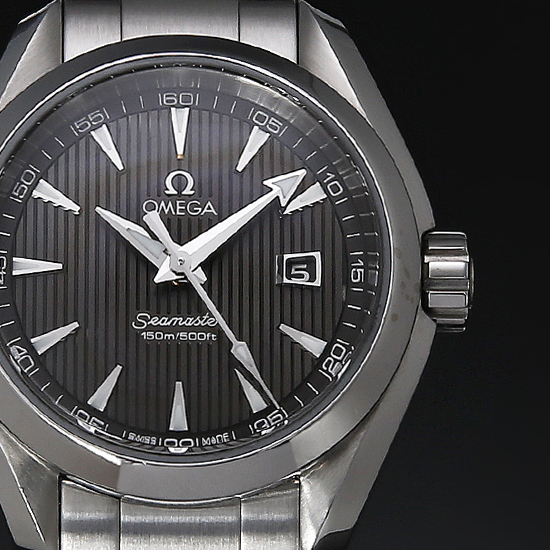 OMEGA(USED) 아쿠아테라 검판 쿼츠