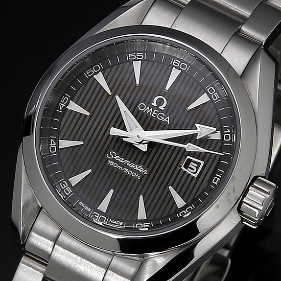OMEGA(USED) 아쿠아테라 검판 쿼츠