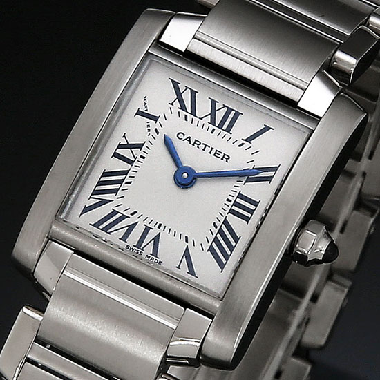 CARTIER(USED) 탱크 프랑세스 스틸 스몰