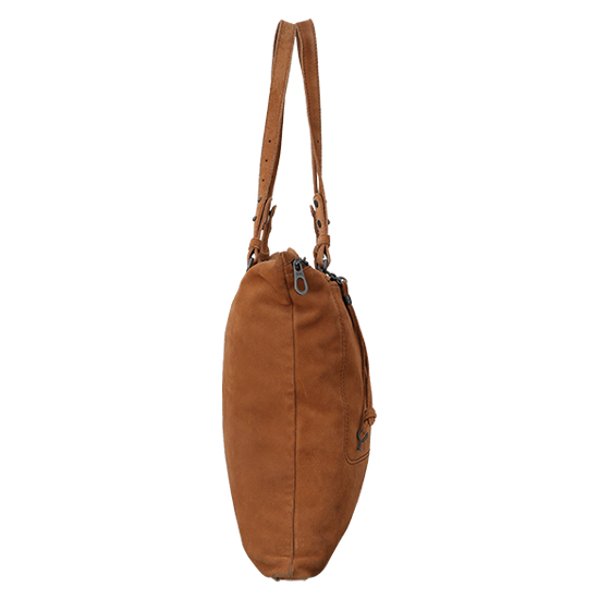 BOTTEGA VENETA(USED)스웨이드 브라운 숄더백