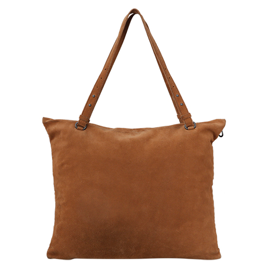 BOTTEGA VENETA(USED)스웨이드 브라운 숄더백