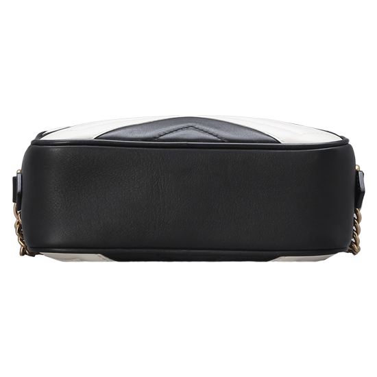 GUCCI(USED) 구찌 GG로고 마몬트 마틀라쎄 미니 체인 숄더백
