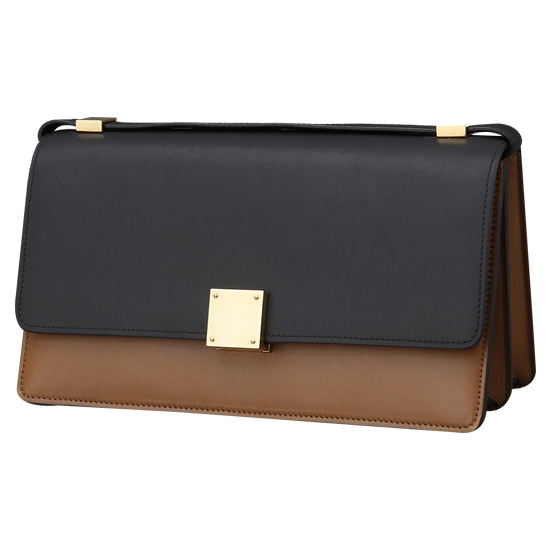 CELINE(USED)블랙 브라운 투톤 숄더백