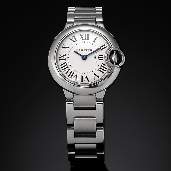 CARTIER(USED)발롱블루 스틸 28