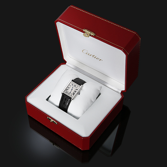 CARTIER(USED) 탱크솔로 스틸 라지