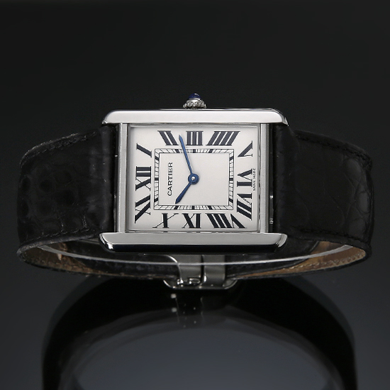 CARTIER(USED) 탱크솔로 스틸 라지