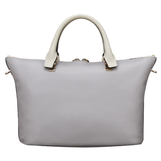 CHLOE(USED)베일리 램스킨 그레이 토트백