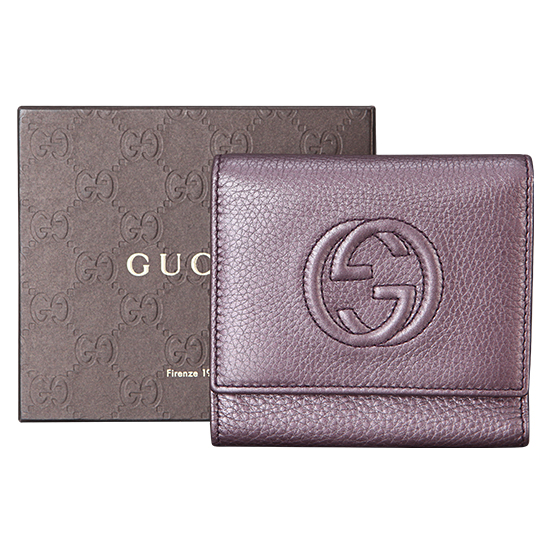 GUCCI(USED) 구찌 GG로고 플랩 반지갑