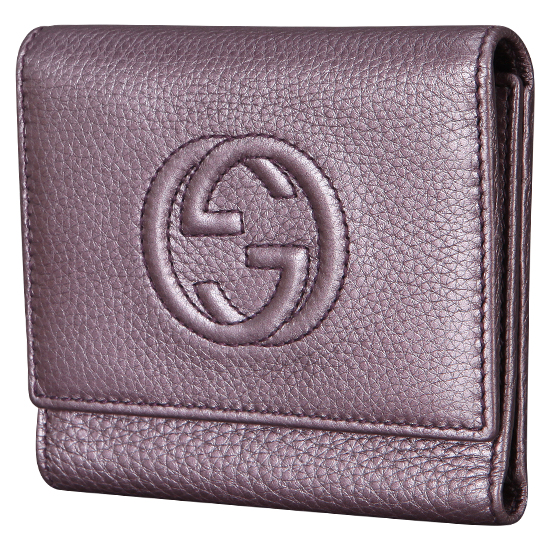 GUCCI(USED) 구찌 GG로고 플랩 반지갑