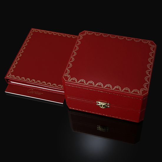 CARTIER(USED) 롱드솔로 스틸 다이아베젤 XL