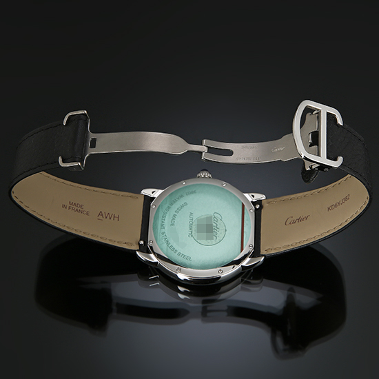 CARTIER(USED) 롱드솔로 스틸 다이아베젤 XL