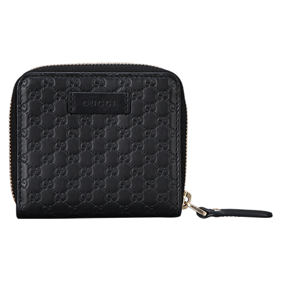 GUCCI(USED) 구찌 마이크로 씨마 블랙 반지갑