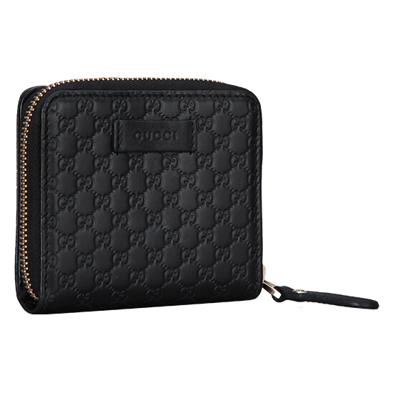 GUCCI(USED) 구찌 마이크로 씨마 블랙 반지갑