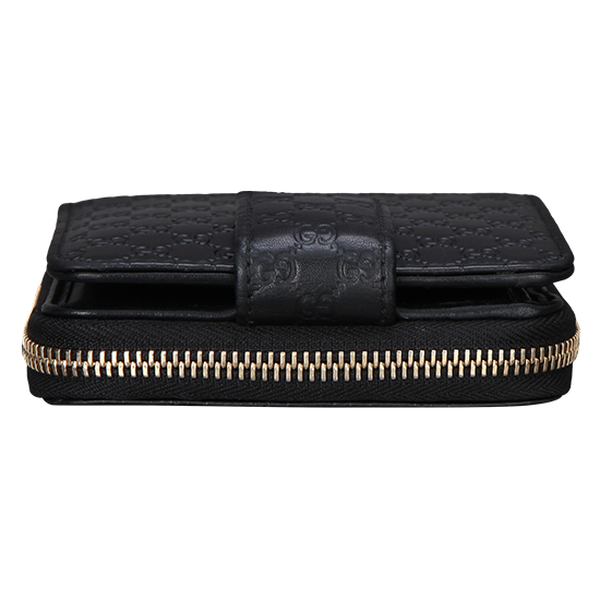 GUCCI(USED) 구찌 마이크로 씨마 블랙 반지갑