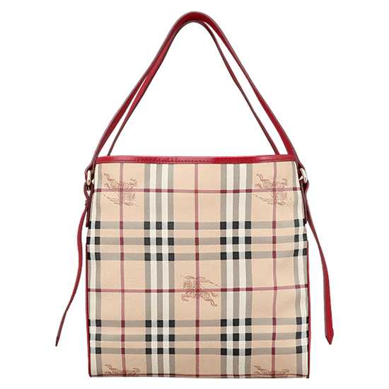 BURBERRY(USED)노바체크 PVC 숄더백