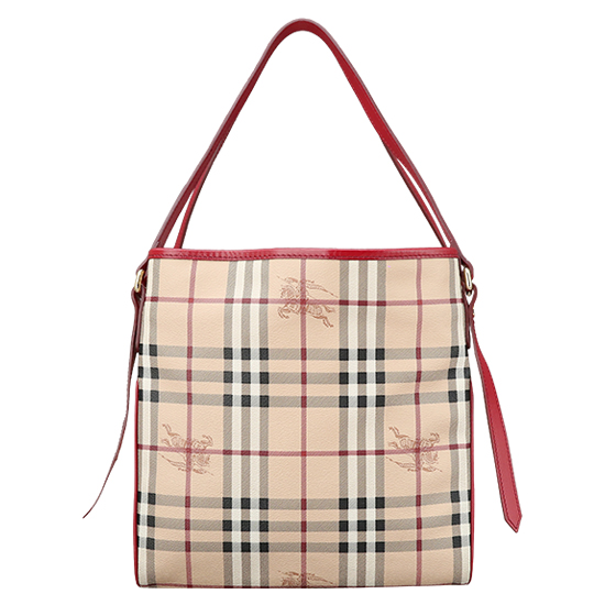 BURBERRY(USED)노바체크 PVC 숄더백