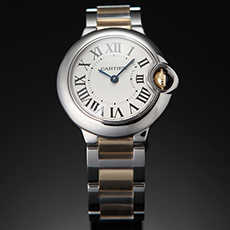 CARTIER(USED) 발롱블루 콤비 28