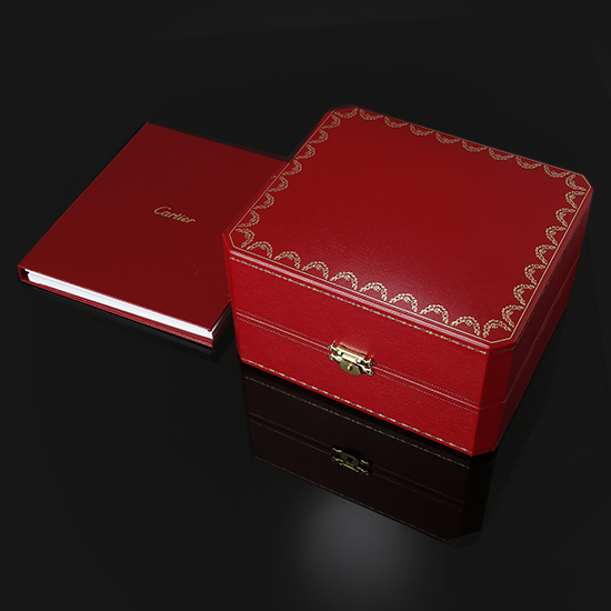 CARTIER(USED) 롱드솔로 스틸 다이아베젤 XL