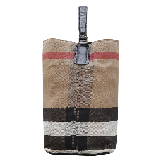 BURBERRY(USED)애쉬비 캔버스 체크 호보백