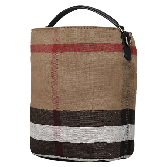 BURBERRY(USED)애쉬비 캔버스 체크 호보백