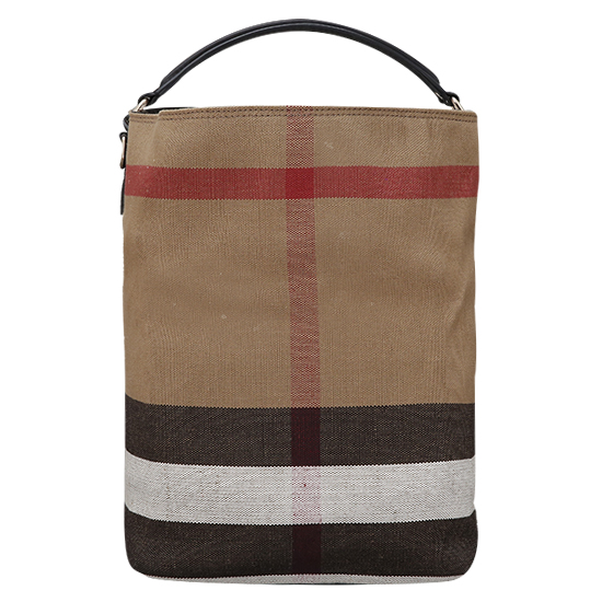 BURBERRY(USED)애쉬비 캔버스 체크 호보백