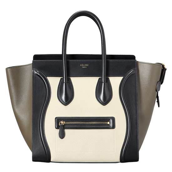 CELINE(USED)러기지 투톤 토트백