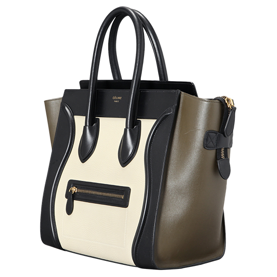 CELINE(USED)러기지 투톤 토트백