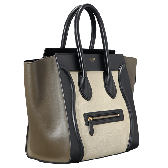 CELINE(USED)러기지 투톤 토트백