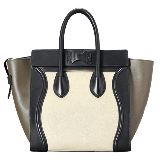CELINE(USED)러기지 투톤 토트백