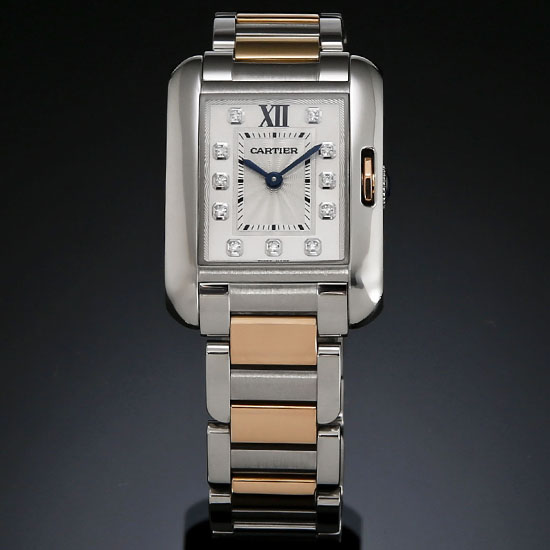 CARTIER(USED) 탱크 앙글레즈 콤비 스몰
