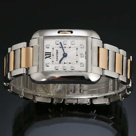 CARTIER(USED) 탱크 앙글레즈 콤비 스몰