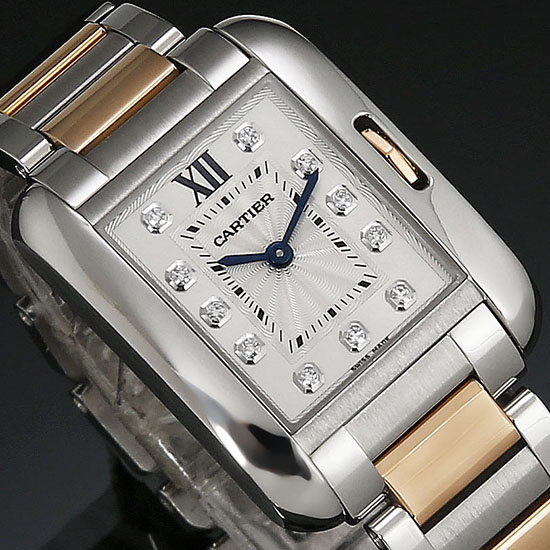 CARTIER(USED) 탱크 앙글레즈 콤비 스몰