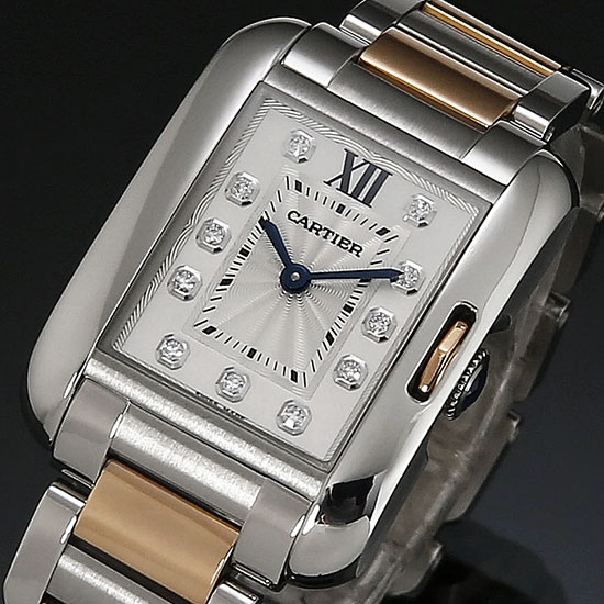 CARTIER(USED) 탱크 앙글레즈 콤비 스몰