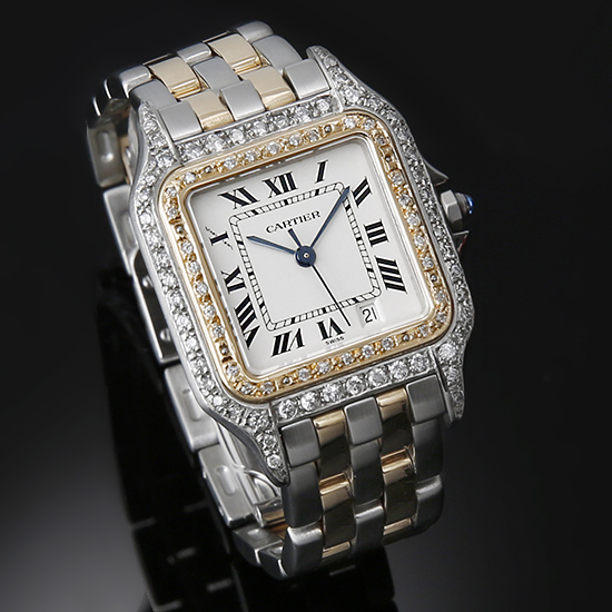 CARTIER(USED)산토스 펜더 2라인 콤비