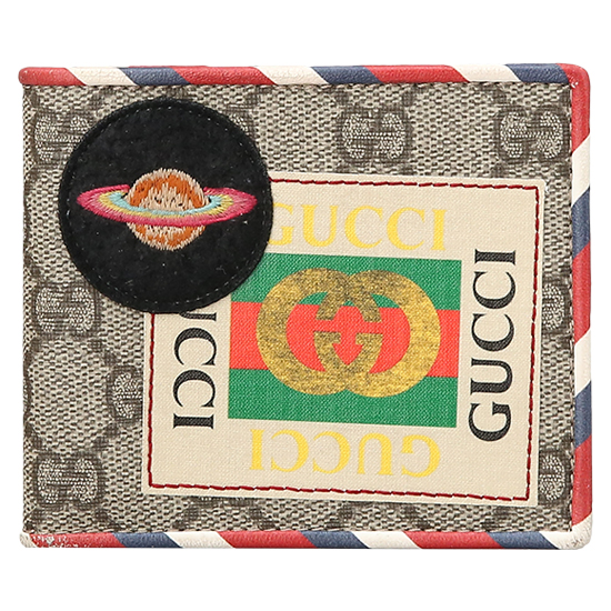 GUCCI(USED) 구찌 GG로고 PVC 패치 반지갑