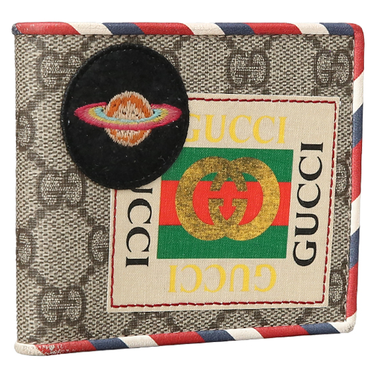 GUCCI(USED) 구찌 GG로고 PVC 패치 반지갑