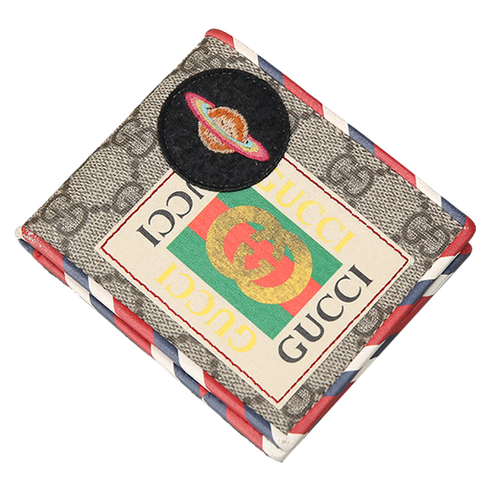 GUCCI(USED) 구찌 GG로고 PVC 패치 반지갑