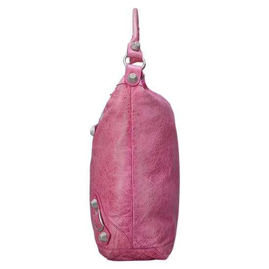 BALENCIAGA(USED)자이언트 핑크 호보백