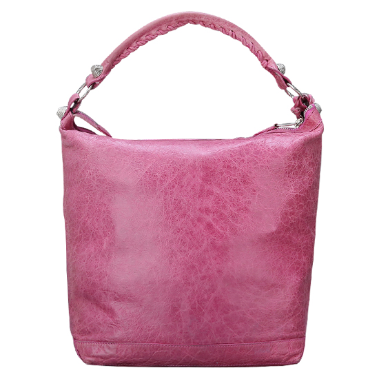 BALENCIAGA(USED)자이언트 핑크 호보백